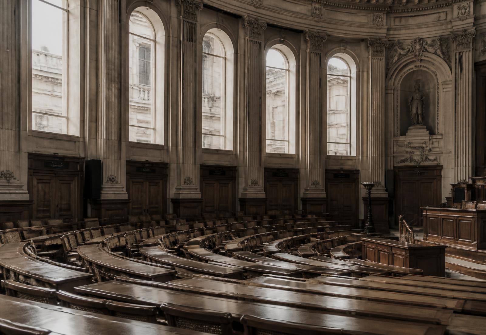 Conference hall interior